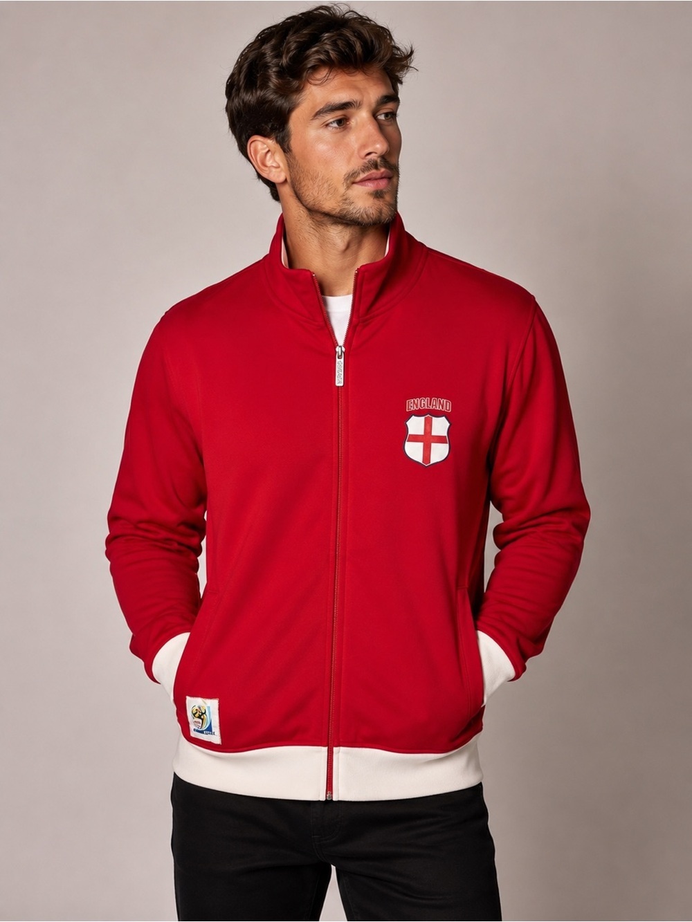 VTG Official FIFA 2010 England National Team Full Zip Track Jacket World Cup S